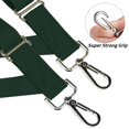 thumbnail image 2 of Buyless Fashion Trucker 2 Pack Suspenders for Men - 48" Elastic Adjustable Straps 1" - X Back Utility Braces - 5149-2-Red, 2 of 7