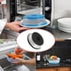 thumbnail image 2 of Inteprter Colador de verduras para microondas, filtro colador duradero, cesta de antisalpicaduras, utensilios de cocina, herramienta de cocina Organizadores de utensilios de cocina Negro Inteprter HA077067-04, 2 of 6