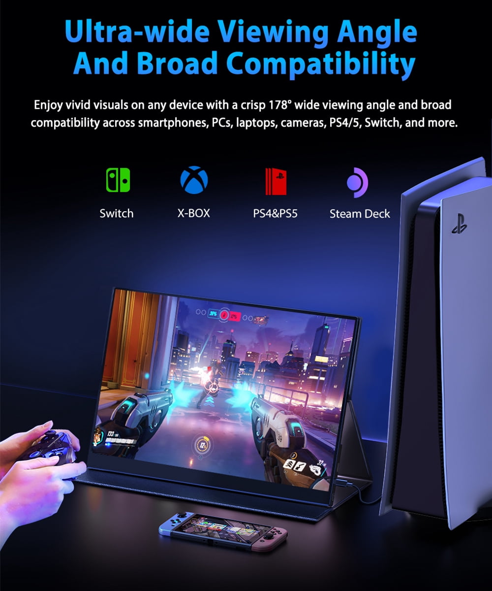 UPERFECT GR16DQ 120Hz Gaming Monitor 2560*1600 2K Portable Monitor