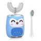 thumbnail image 1 of Ultrasonic Automatic Toothbrush Kids With 6 Modes, Ipx7 Waterproof, U Shaped, Light Pink, 1 of 5
