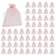 thumbnail image 1 of Bolsas de Organza Grandes de 400 Piezas Rosa Rubor, Bolsas de Regalo de de 17 X 23 cm Bolsas de JoyeríA con Cordón para Bodas de Navidad, 1 of 5