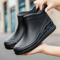 thumbnail image 5 of NOKIO Ladies' Waterproof Ankle Rubber Boots Women's Rain Slip Casual Shoes Short Ankle Boots Outdoor Fashion Women's Casual Shoes Women'S Pull-On Rain Boots Ladies' Trendy Waterproof Ankle Rain Boots, 5 of 6