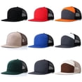 thumbnail image 2 of Gorra de béisbol de 7 piezas de tela sobre tela, gorra de camionero Richardson, gorra de carga, gorra de béisbol transpirable con parasol, 2 of 6