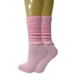 thumbnail image 4 of 6 Pairs Lightweight Slouch Knee High Socks with Thin Sole (Pink), 4 of 13