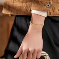 thumbnail image 6 of Bracelets for Men-Stainless Steel Magnetic Clasp Franco Chain Mens Bracelet, 6 of 7