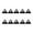 Black, variant on koolsoo 10 Pieces Soccer Triangle Training Cones Practice Lightweight Cross Training Orange