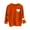 Orange-1, variant on Aofany Womens Valentines Day Sweatshirt Love Heart Pattern Crewneck Long Sleeve Pullover Tops