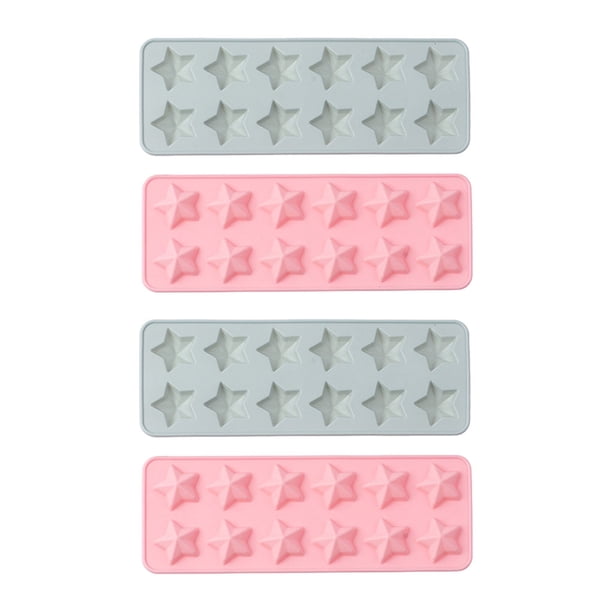 Yuarrent 4 pack/lote moldes de silicona para dulces y chocolates, Gel de sílice suave y no pegajoso, delicado y emocionante Herramientas y accesorios para hornear