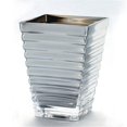 thumbnail image 1 of 8 x 6 x 6 in. Glass Vase, Silver, 1 of 1