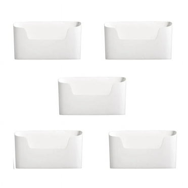 5 * Cabinet Door Organizer-White