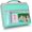 Mint Green, variant on Zipper Binder 3 Ring with Handle, 2 Inch O-Ring Document Organizer Middle School Binder with Zipper for Students, 5-Tab Expanding File Folder & 2 Mesh Pouches, DIY Clear Front Pocket, Pink