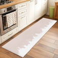 thumbnail image 2 of Abstract Cream Beige 2'x6' Runner Rugs for Hallway Kitchen Bedside Non Slip Washable, Modern Minimalist Graffiti Artwork Entryway Rug Runners with Rubber Backing, Long Carpet Runner for Laundry Room, 2 of 8