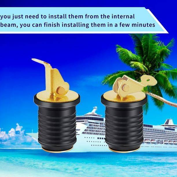 Adjustable Snaphandle Drain Stopper Brass Rubber Rotating Draining