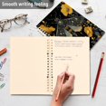 thumbnail image 5 of Wirebound Notebook Hardcover Spiral Notebooks Mystical Moth Pattern, 60 Pages, 80 GSM, 5.7 x 8.3in, 5 of 7