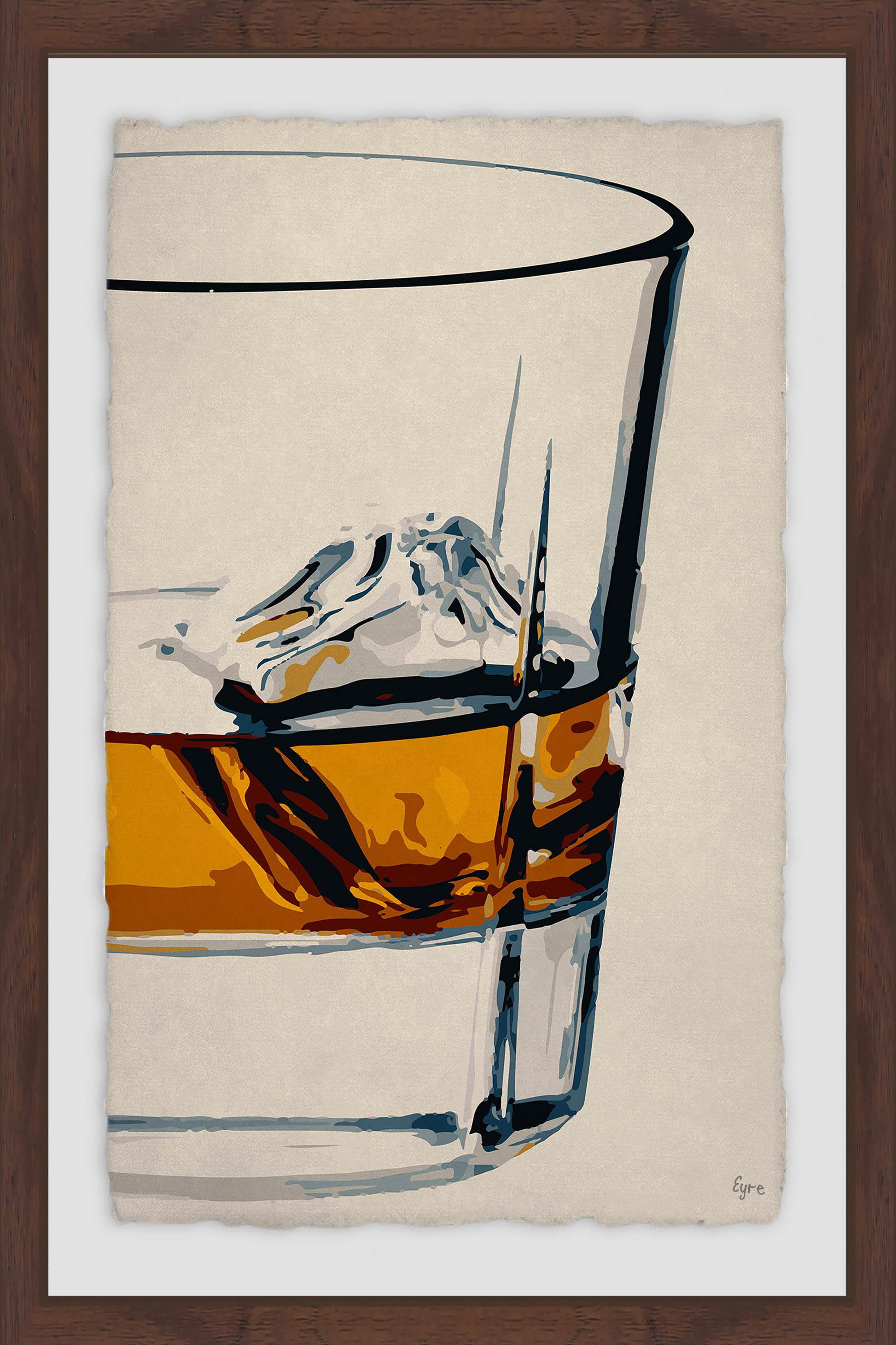 One Cube II Framed Painting Print