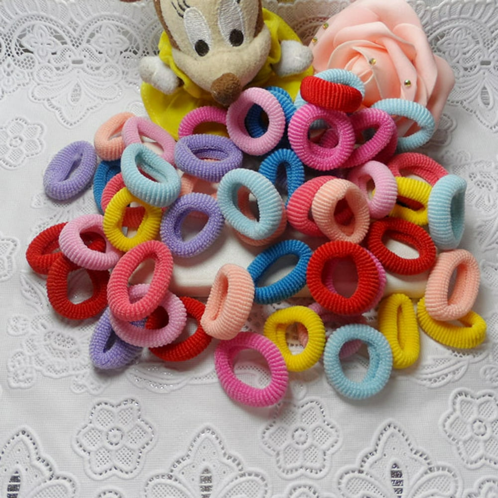 100PCS Baby Hair Ties, Toddler Hair Ties for Girls and Kids, Seamless
