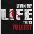 thumbnail image 2 of Living Life Its Fullest Basketball Men's Long Sleeve Tee T Shirt Brisco Brands X, 2 of 6