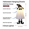 thumbnail image 2 of Hanging Ghosts Fleyudemo para Halloween, paquete de 3 unidades, 48 cm, iluminadas, 2 of 7