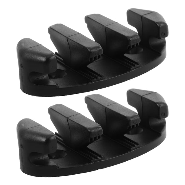SOPOTUTU 2Ud Cleat Para Canoa Y Kayak De Material Nylon Negro Resistente Para