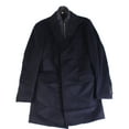 thumbnail image 2 of Men's Coat Blue Medium Overcoat Wool Full-Zip $698 M, 2 of 4