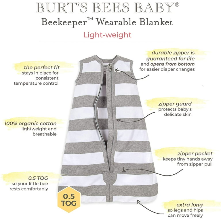 Burt's bees baby swaddling blanket top