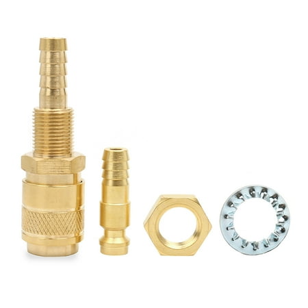 

Hi FANCY Water Cooled Adapter Portable Professional Fast Connecting MIG Welding Copper M8 Quick Connector Accessories with 8mm Fitting