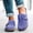 Blue, variant on Women Suede Clogs Mules Garden Loafer Shoes Memory Foam Slipper Casual  Sneakers Comfortable Slip on Sandals Anti-Slip Backless Home Office Walking Shoes