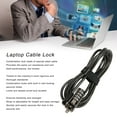 thumbnail image 3 of Laptop Cable Lock, 4 Digit Combination Lock, Anti Theft Locking Cable, Security Cable Adjustable, For  For  NANO Hole Laptops, 3 of 8