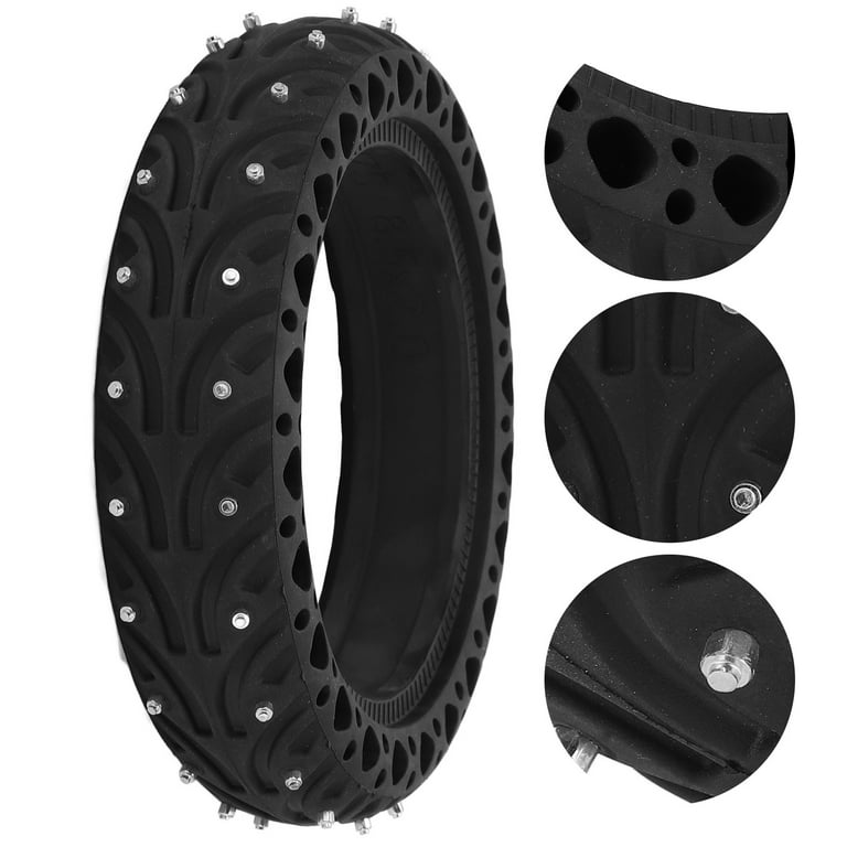 Gupbes 8.5 Inch Electric Scooter Snow Tire,8.5 Inch SolidScooter Tire For  M365,8.5 Inch Solid Tire For M365 Electric Scooter 8.5x2.0 Explosion Proof  Anti Slip Snow Tire Tyre 