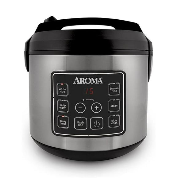 EMG ARC150SB Aroma 20 Cup Digital Rice Cooker, Stainless steel