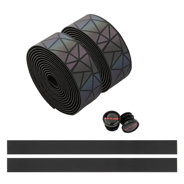 Cintas para manubrio de de carretera, cinta para manillar de , EVA antideslizante, manija de reflectante de color Envoltur Negro
