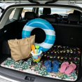thumbnail image 2 of KEIAHUAN Christmas Snowman Tree Bow Car Trunk Mat 29" x 39" Universal Cargo Liner All Weather Full Protection Scratchproof Vehicle Accessories Fits for Most Cars SUV, 2 of 6