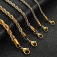 thumbnail image 2 of Collar de cadena de cuerda de acero inoxidable Yuxing 4 mm, 2 of 5