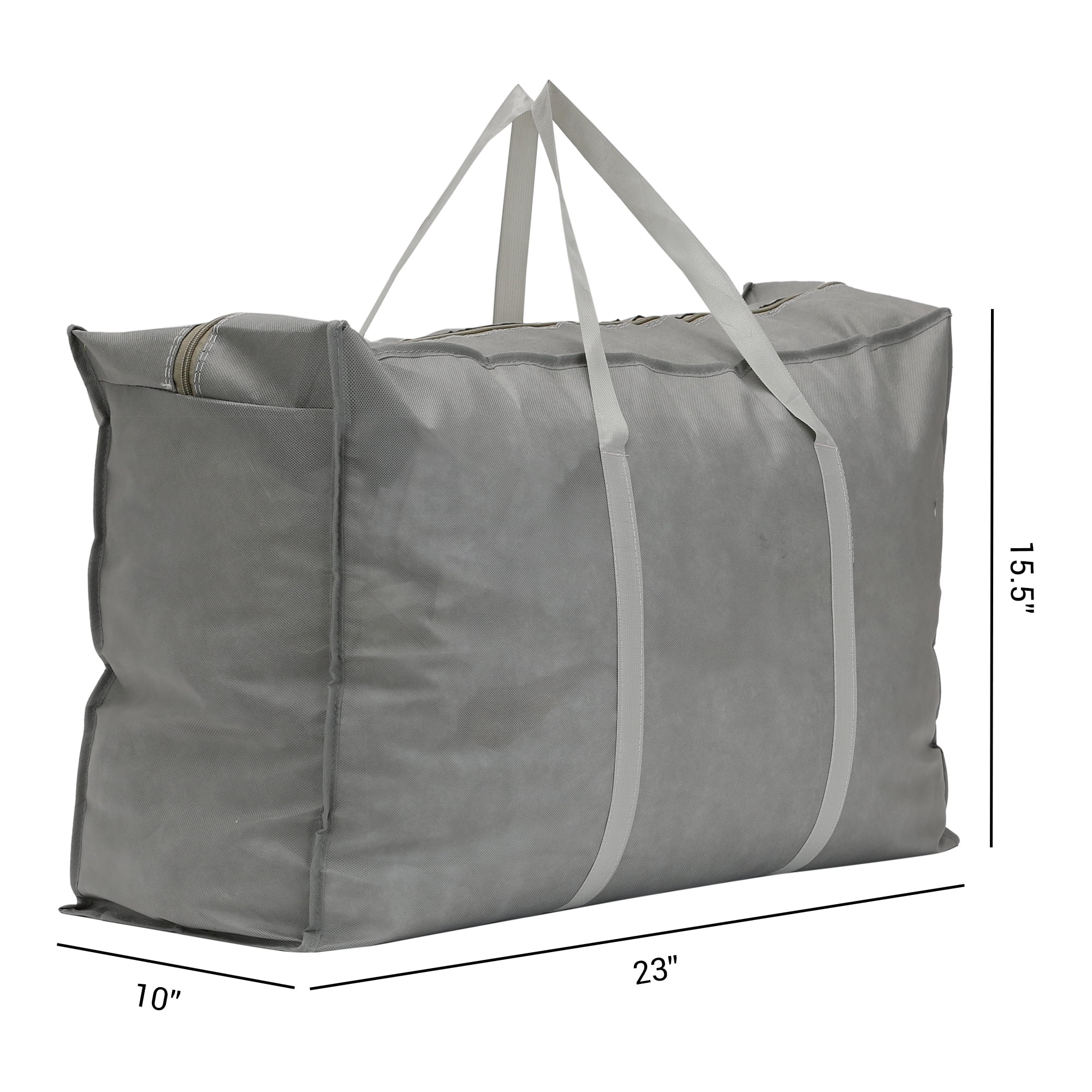 Unique Bargains 1 Pack Clothes Storage Foldable Storage Bags Dark Gray 23*16*10in