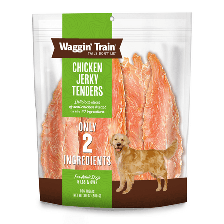 UPC: 0807020171181 | Waggin  Train Limited Ingredient  Grain Free Dog Treat  Chicken Jerky Tenders  30 oz. Pouch