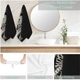 thumbnail image 6 of 2 Pack Hand Bath Towel,Rock and Roll Skeleton Fingertip Towel Bathtub Decorative Bath Towel Bathroom Kitchen Towel Set Highly Absorbent SPA Gym Towels 14x28 Inch, 6 of 14