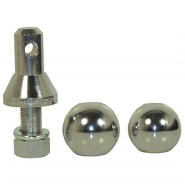 Convert-A-Ball  1 in. Shank Chrome Balls, Nickel