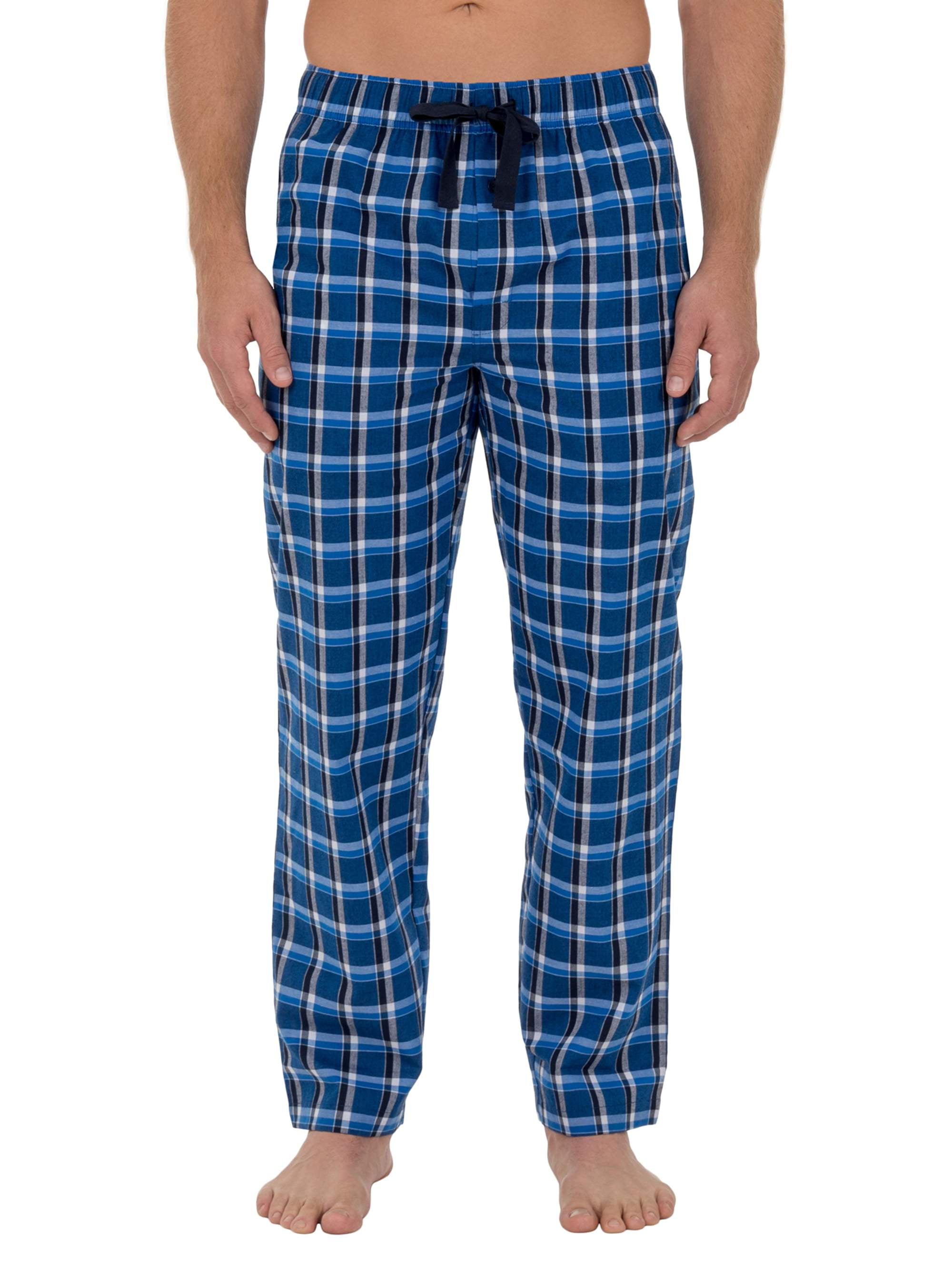 Buy Fruit of the Loom Men's and Big Men's Microsanded Woven Plaid ...