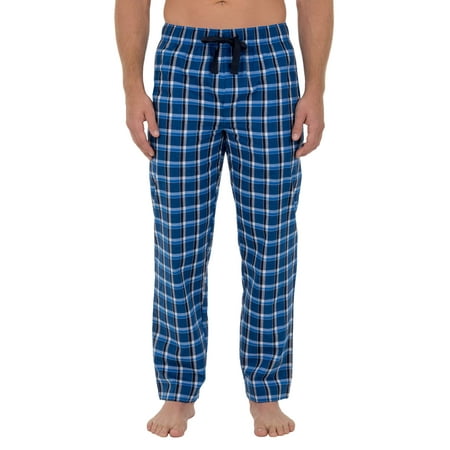 Fruit of the Loom Men's and Big Men's Microsanded Woven Plaid Pajama Pants