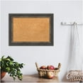 thumbnail image 5 of Amanti Art Natural Cork Board Framed Bark Rustic Char Narrow Bulletin Board 21 in. x 15 in., 5 of 8