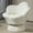 White, variant on HomePerch Modern 360° Swivel Boucle Accent Chair, Flower-Shaped Barrel Armchair for Living Room, Bedroom or Office Seating