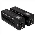 thumbnail image 2 of 3Pair 4-Channel 3-Pin XLR or 6.3Mm Audio and over Network Cable Extender,DMX512 Network Signal Extender Male+ Female, 2 of 8
