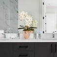 thumbnail image 6 of Bathroom Accessories Set, Toothbrush Holder, Soap Dispenser, Silver, Ceramic, 4 Piece, 6 of 7