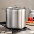 thumbnail image 3 of Tramontina Marmite Couverte Gourmet en Acier Inoxydable 20 Qt, 80120/002DS, 3 of 8