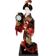 Geisha Doll Ornaments Decor Home Hand-made Craft Japanese Maiko Decorative Kimono Adorn Office