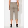 thumbnail image 2 of Catherines Women's Plus Size Tall Sateen Stretch Capri, 2 of 6