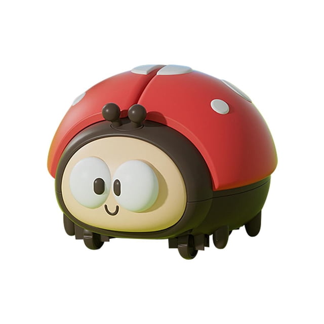 Enhanced Motorized Floating Ball Toy for Kids - Ladybug Design with Opening Wings, Promotes Sensory & Cognitive Development, Durable ABS Material