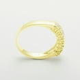 thumbnail image 4 of LBG British Made 10k Yellow Gold Cubic Zirconia Womens Eternity Ring - 33 size options - Size 7.5, 4 of 7