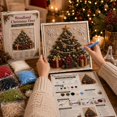 thumbnail image 5 of 3D Christmas Fabric Poke Art DIY Craft Kit, Vintage DIY Christmas Craft Kit for Adults and Beginner, 5 of 7