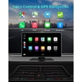 thumbnail image 4 of visualización portátil Apple Carplay para coche, 9 pulgadas, inalámbrica, Apple Carplay y Android Auto, cámara de salpicadero 4K, cámara de respaldo 1080p, DVR, receptores de audio de coche,, 4 of 5